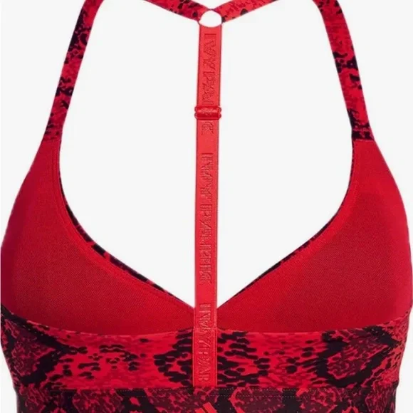 Red Snake Print Bralette - Picture 5 of 5